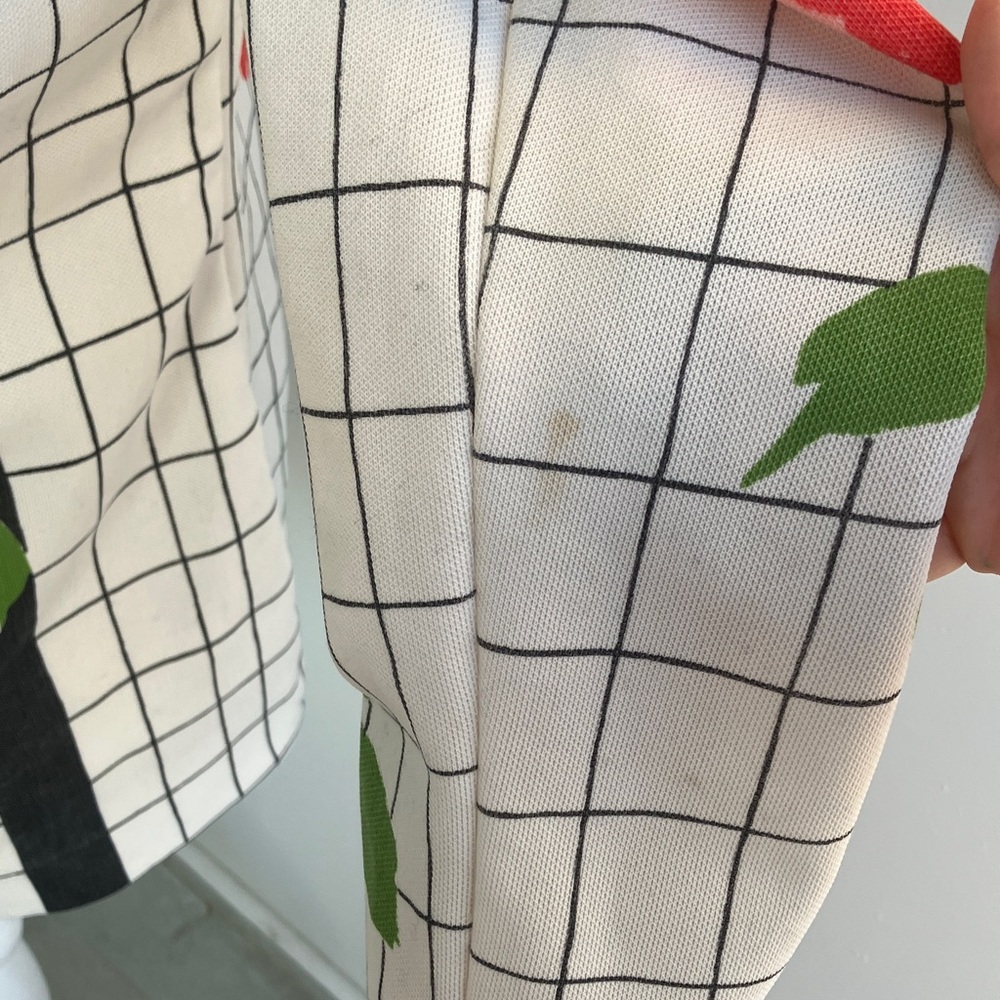 Vintage 60s 70s Vera Oversized Floral Rose Print Statement Half Zip Shirt - Picture 8 of 11
